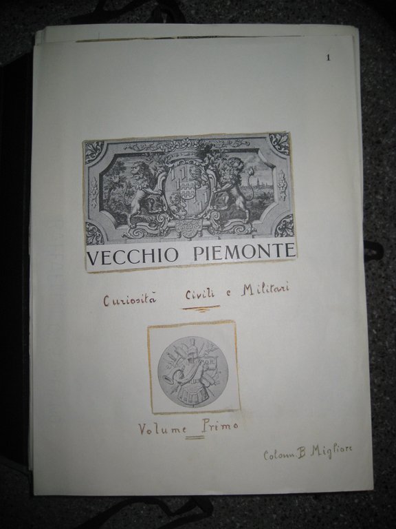 Vecchio Piemonte. Curiosità Civili e Militari | Immagine Gallery 2