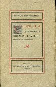 Versi di Virginia e Rosalia Loveling tradotti dal neerlandese