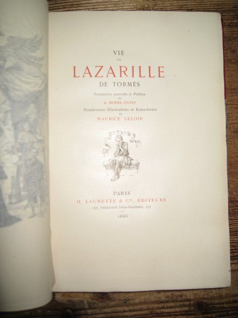 Vie de Lazarille de Tormés. Traduction nouvelle et préface de …