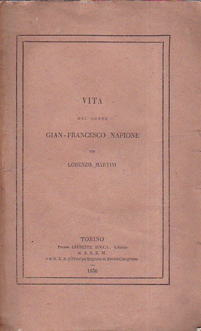 Vita del Conte Gian Francesco Napione