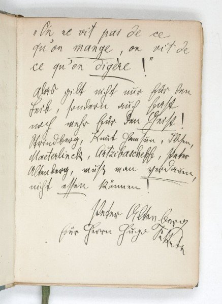 Prodromos. 3. Aufl. Mit eigenh. Widmung und U.