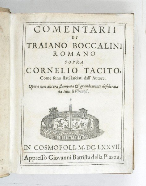 Commentarii [.] sopra Cornelia Tacito, come sono stati lasciati dall' …