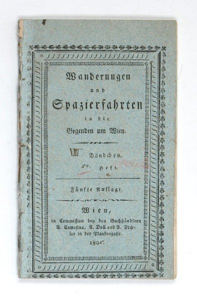 Spaziergang von Wien nach Heiligenstatt. Fortgesetzte Geschichte von Heiligenstatt.