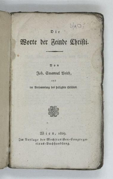 Die Worte der Feinde Christi.