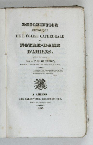 Description de la Cathédrale d'Amiens.