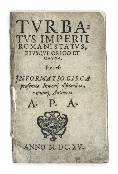 Turbatus imperii Romani status, eiusque origo et causa. Hoc est: …