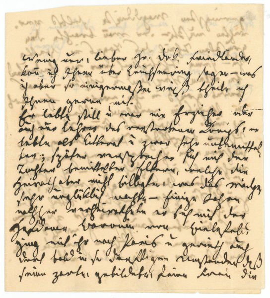 Autograph letter signed ("H Herz").
