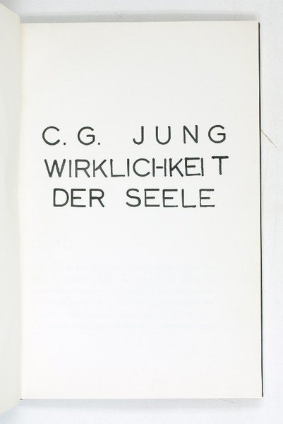 Wirklichkeit der Seele.