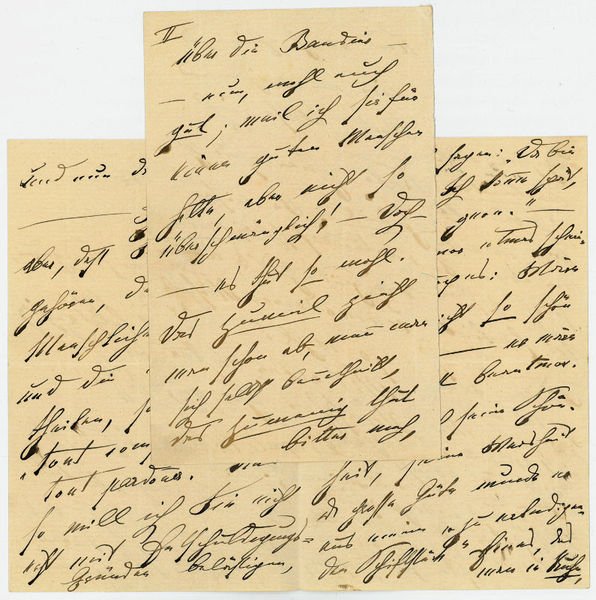 Eigenh. Brief mit U.