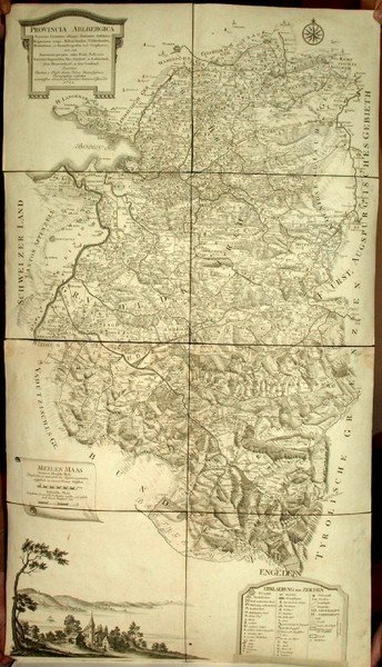 Provincia Arlbergica Sequentes Comitatus, aliosque Dominatus Austriacos [.] complectens [.].