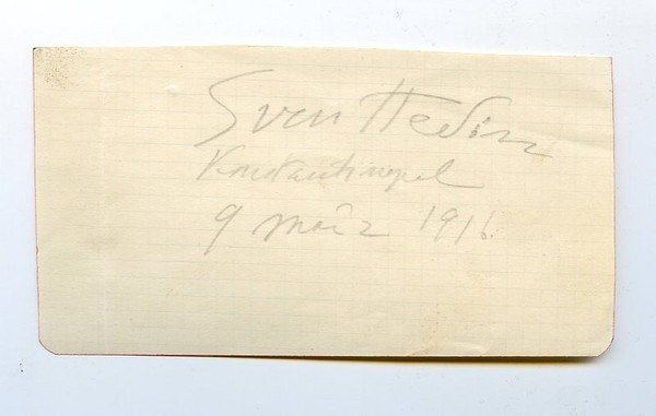 Albumblatt mit eigenh. U.