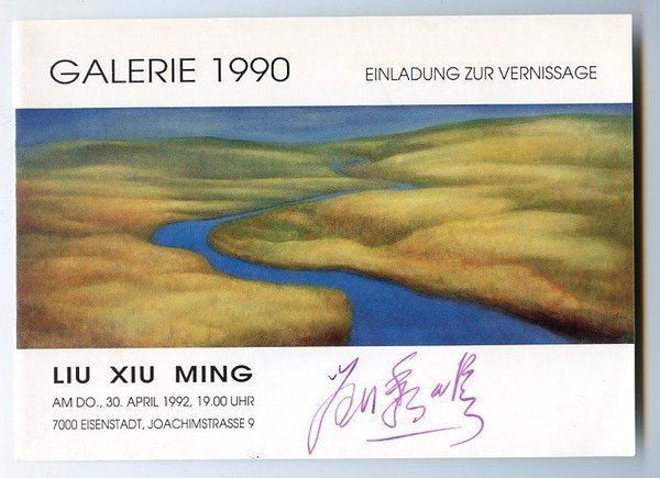 Billett mit eigenh. U.