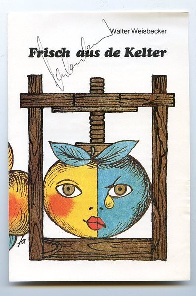 Gedr. Werbeblatt mit U. und gedr. Portrait mit U.