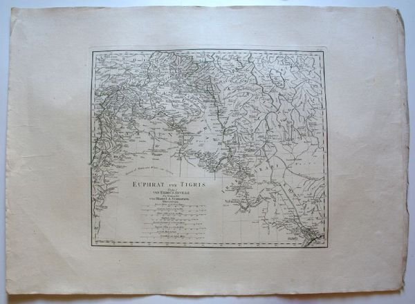 Euphrat und Tigris. Verfasst von Herrn d'Anville.