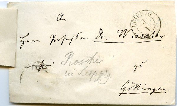 Autograph envelope.