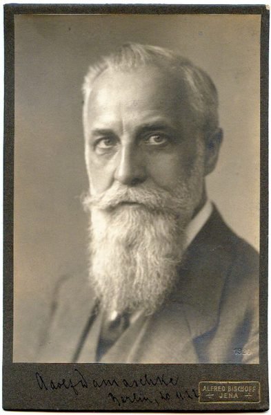 Portrait photograph signed.