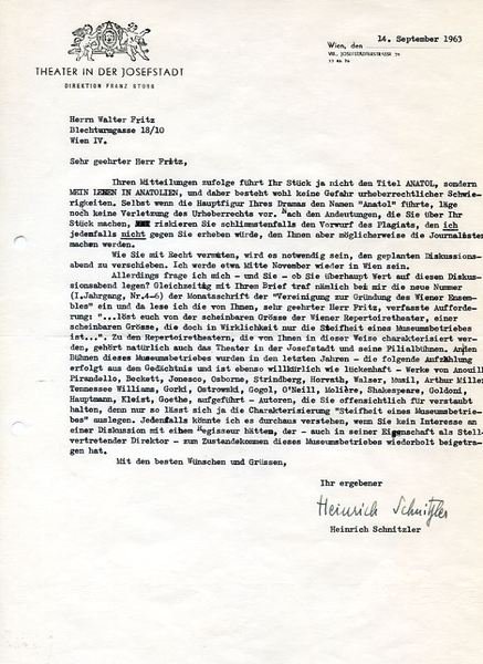 18 ms. Briefe mit eigenh. U. und 1 ms. Postkarte …