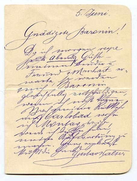 Autograph letter signed.