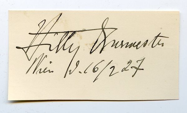 Albumblatt mit eigenh. U.