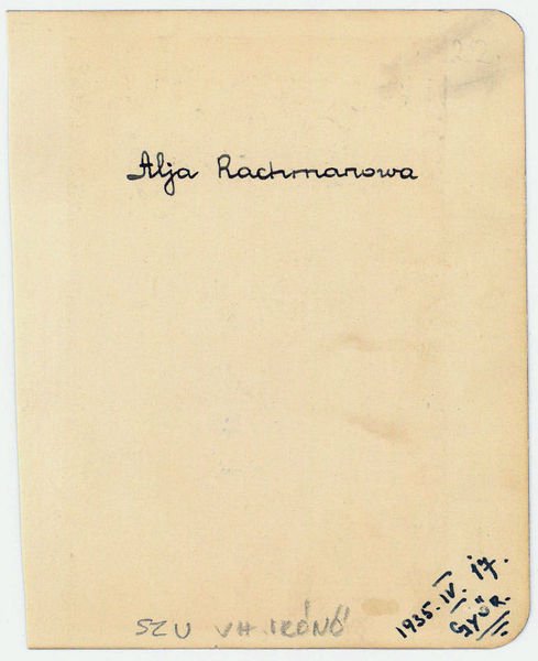 Albumblatt mit eigenh. U.