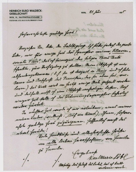 Eigenh. Brief mit U.