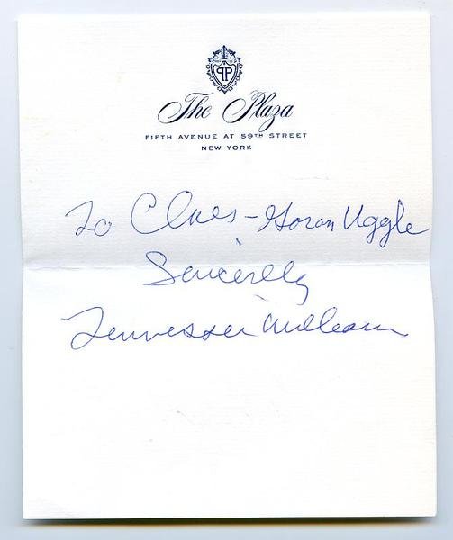 Albumblatt mit eigenh. Widmung und U.