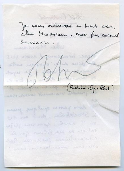 Eigenh. Brief mit U.