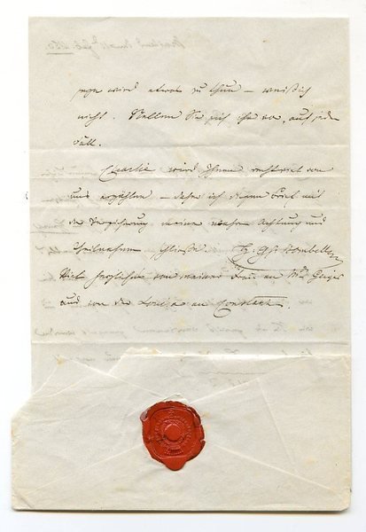 Eigenh. Brief mit U.