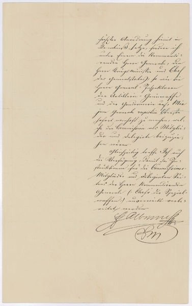 Brief mit eigenh. U. ("Eh. Albrecht").