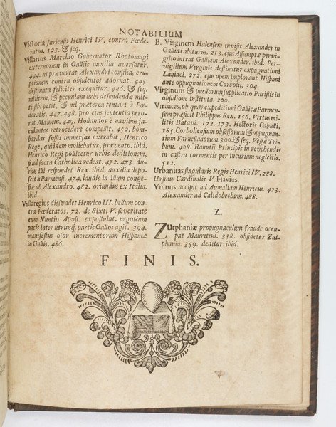 Historia de rebus in Gallia gestis ab Alexandro Farnesio Parmae …