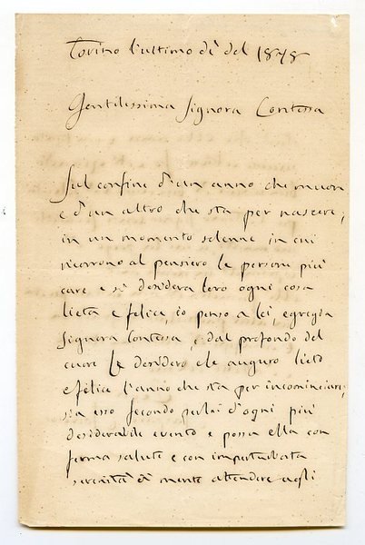 Autograph letter signed.