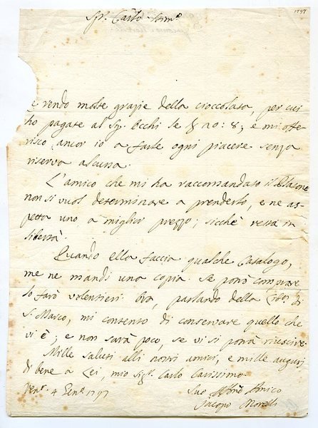 Autograph letter signed.