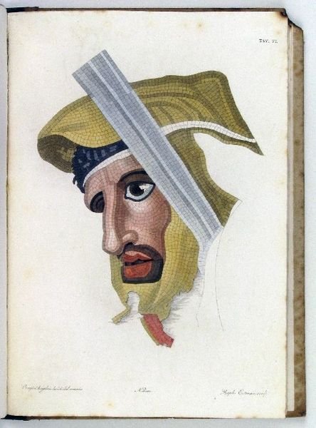 Quadro in musaico scoperto in Pompei a di 24 Ottobre …