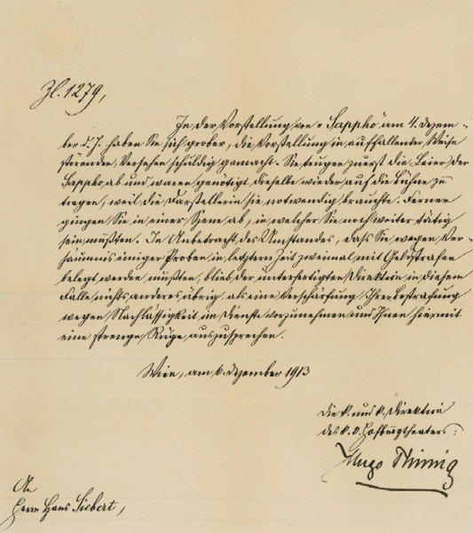 2 Briefe mit eigenh. U.