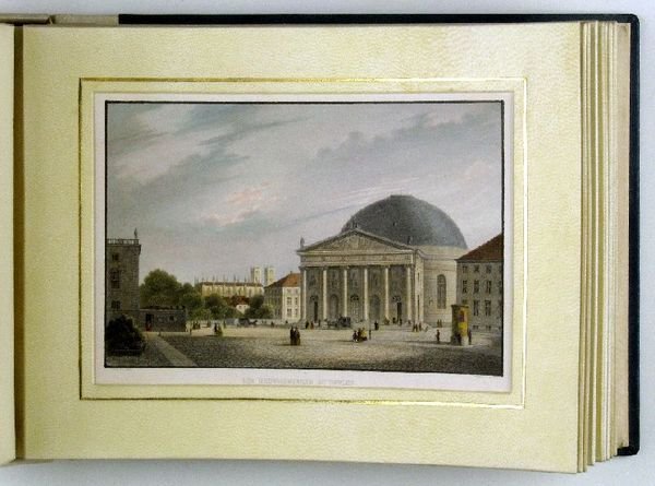 Album mit gest., handkolorierten Veduten.