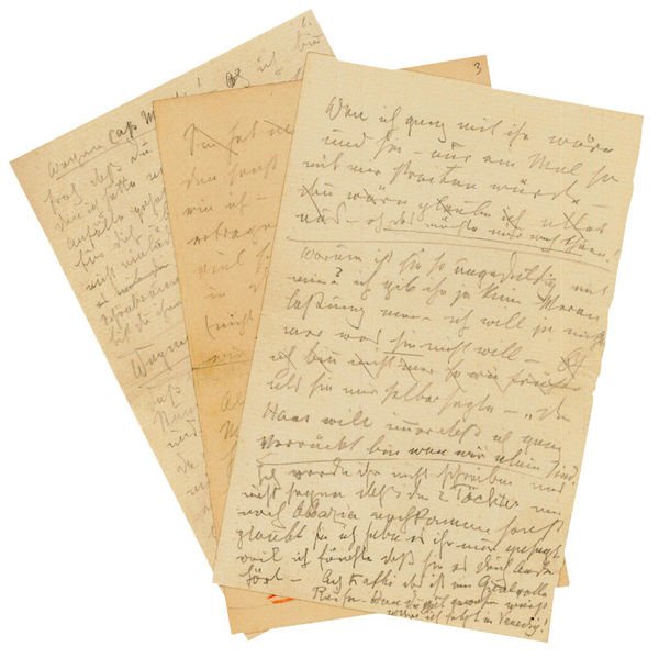 Autograph manuscript signed.