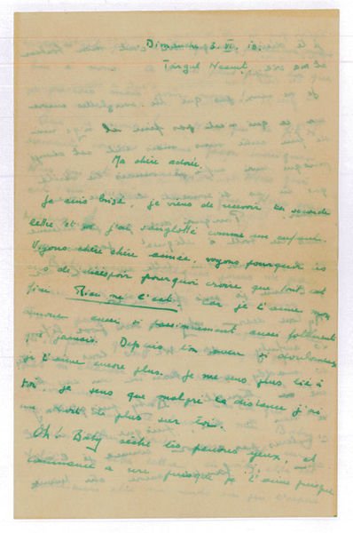 Autograph letter signed ("[.] Child").