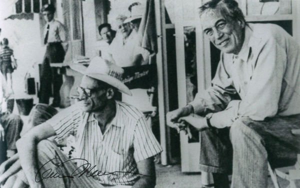 Photograph (reproduction) signed.