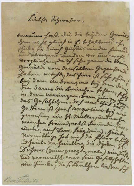 Eigenh. Brief mit U.