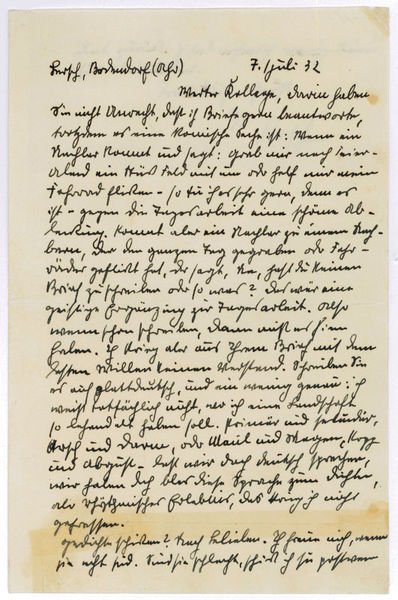Eigenh. Brief mit U. ("Lersch").