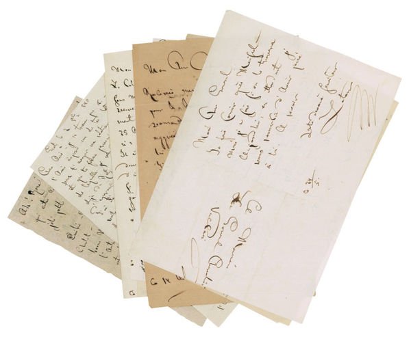 10 eigenh. Schreiben mit U. bzw. Paraphe.