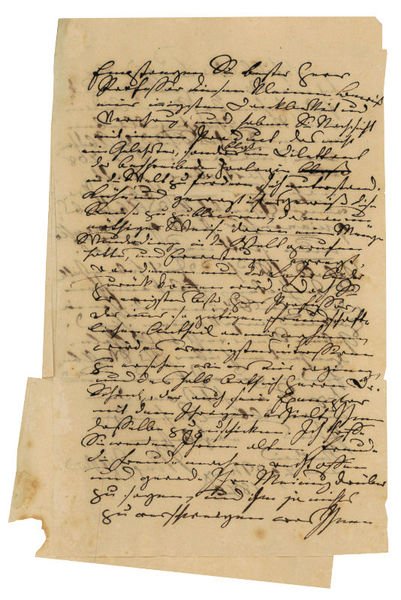 Autograph letter signed.