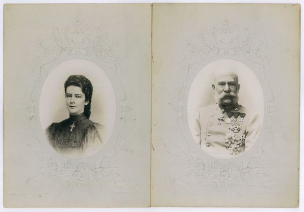 2 portrait photographs.