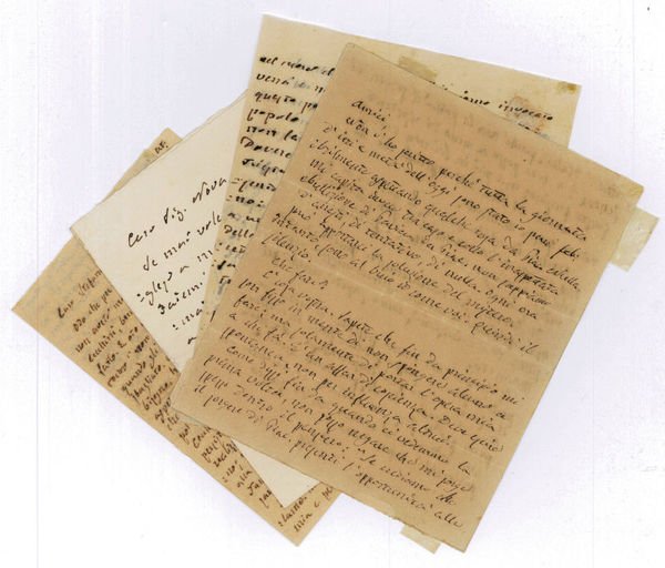 4 autograph letters signed ("'Gius." or "Giuseppe Mazzini").