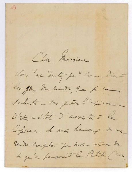 Autograph letter signed.
