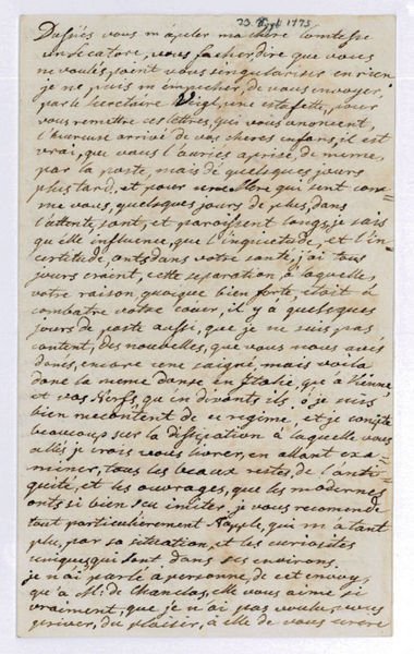 2 autograph letters signed (paraph).