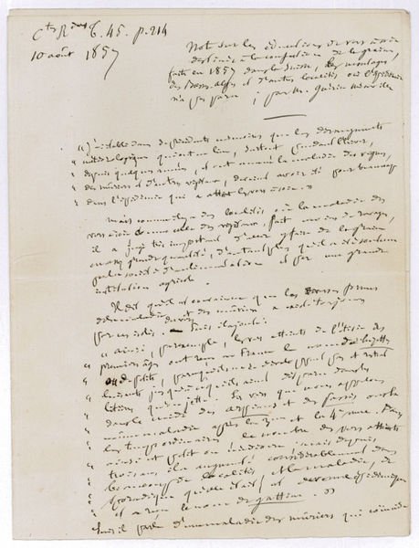 Autograph manuscript.