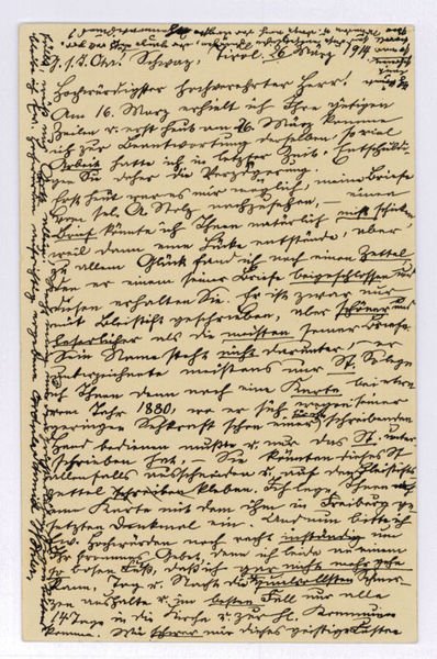 Eigenh. Bildpostkarte mit U.