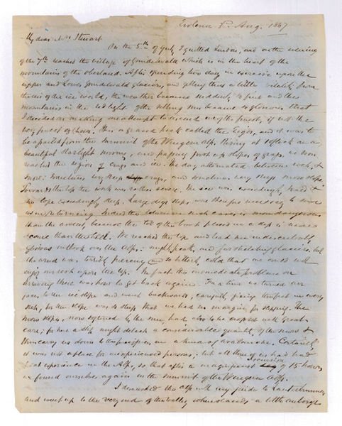 Autograph letter signed.