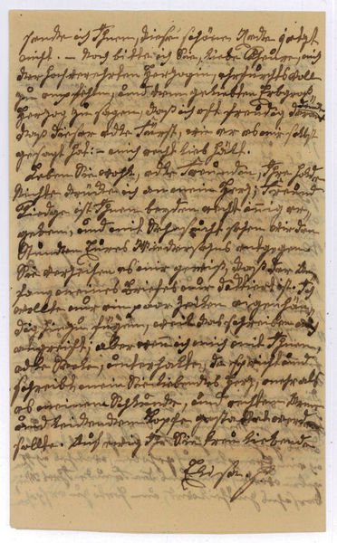 Teils eigenh. Brief mit U.